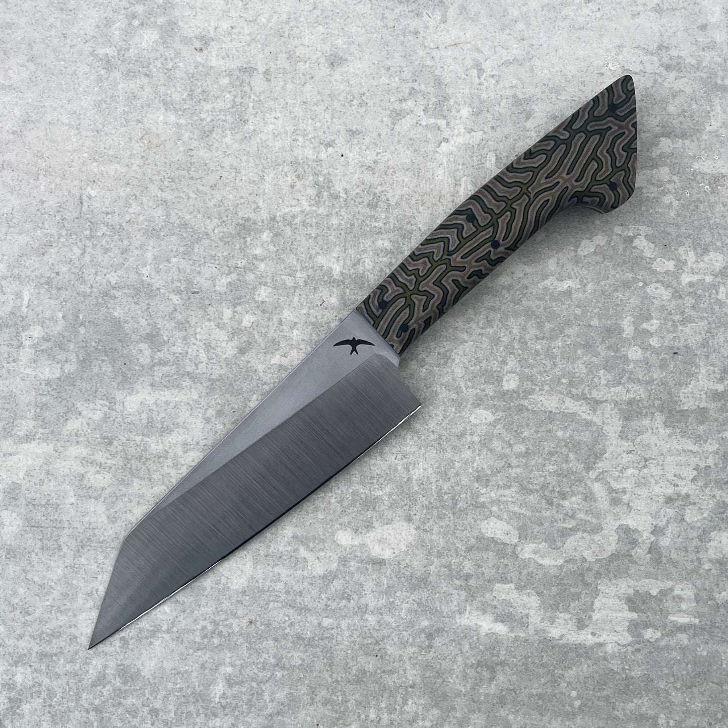 5.5" Honesuki AEB-L Crazy Micarta