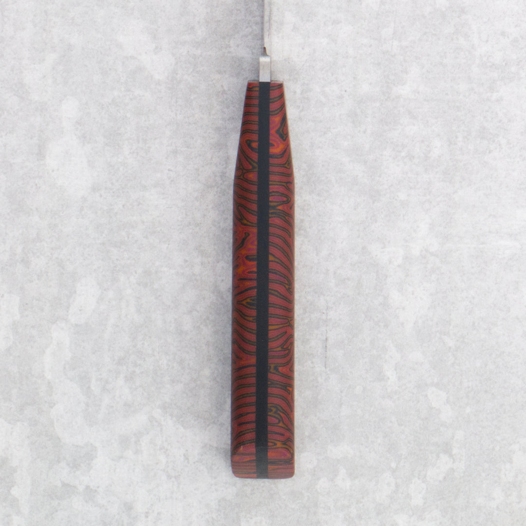 3.5" Paring AEB-L Crazy Micarta Red & Black