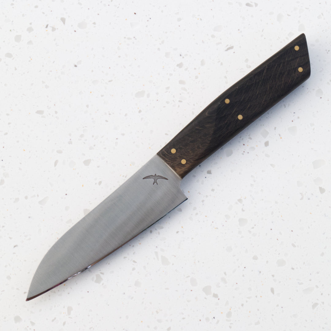 4.5" Petty AEB-L Bog Oak & Brass