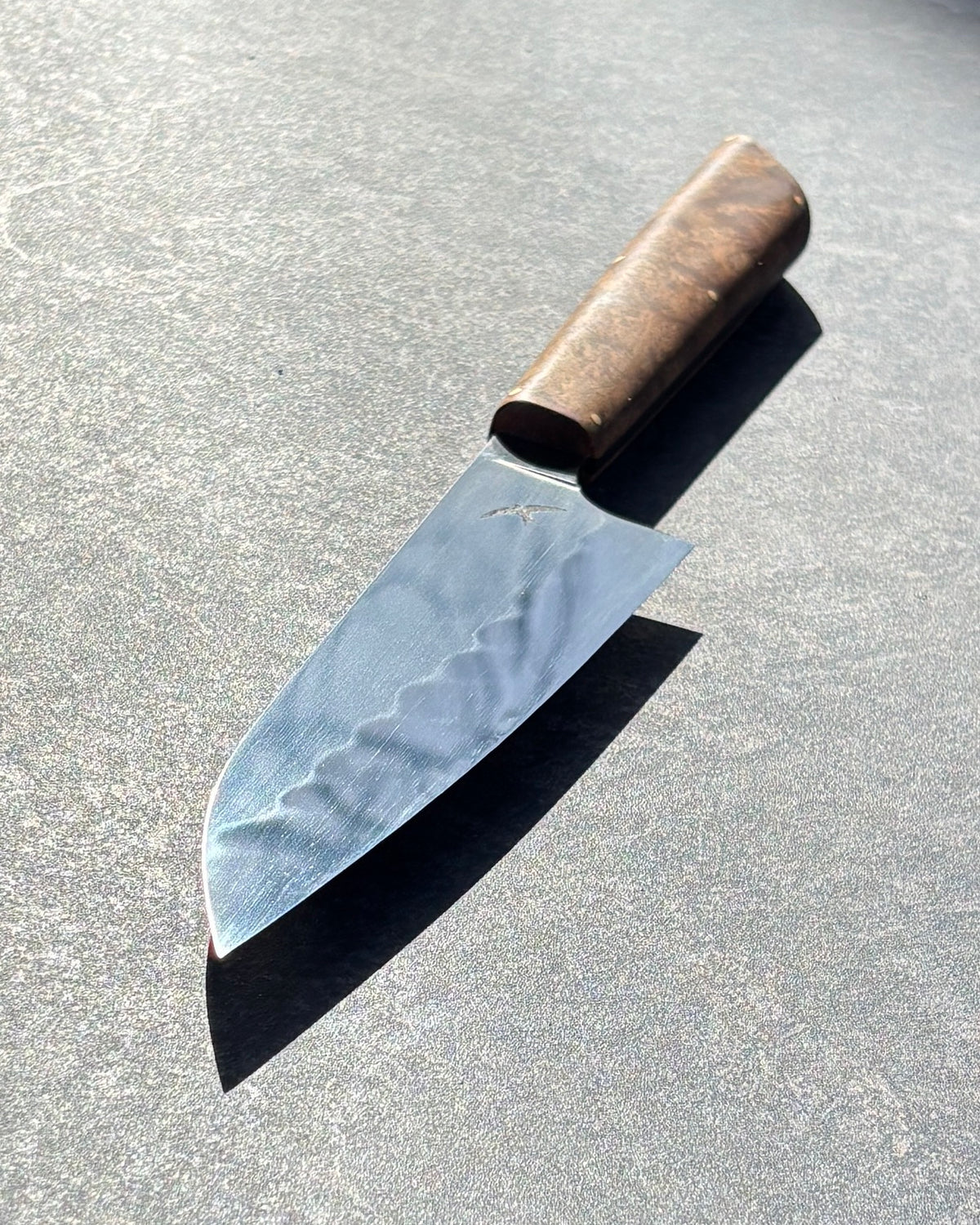 145 x 43mm Petty 26C3 with Hamon & Teak Burl Handle