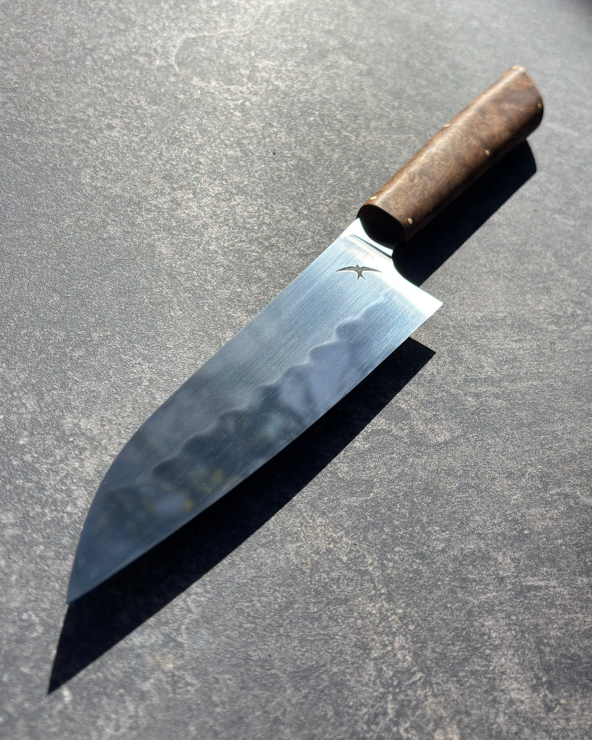 145 x 43mm Petty 26C3 with Hamon & Teak Burl Handle