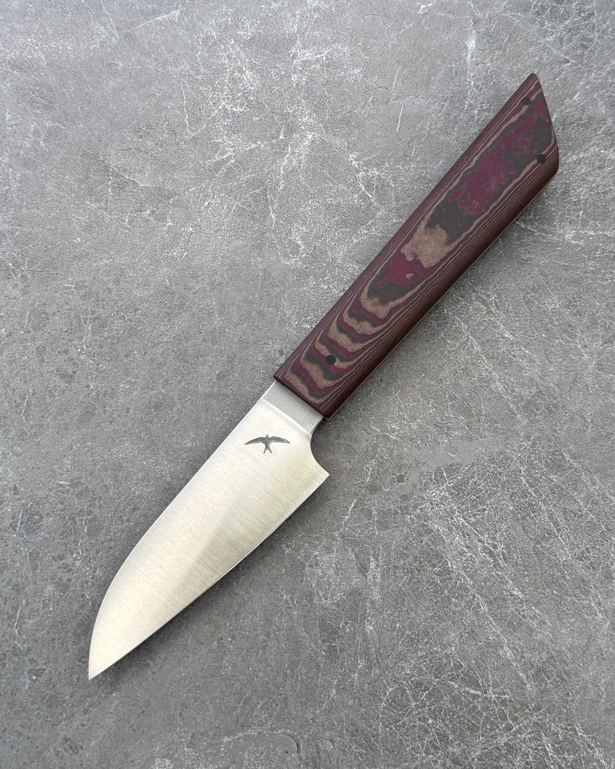 80 x 30mm Paring AEB-L with Richlite Forbidden & coyote brown G10