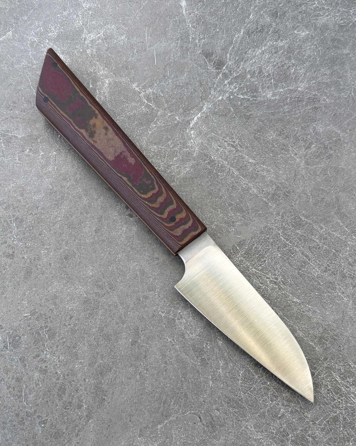 80 x 30mm Paring AEB-L with Richlite Forbidden & coyote brown G10