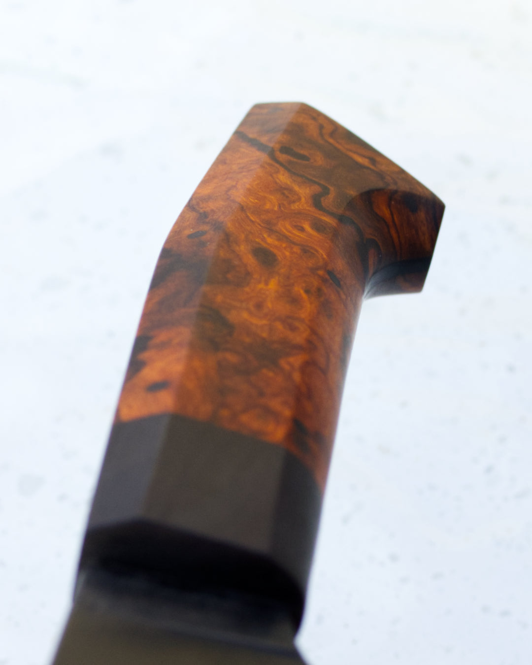 7" / 175mm Bunka Dark Mai 80CRV2 Desert Ironwood Burl & Buffalo Horn