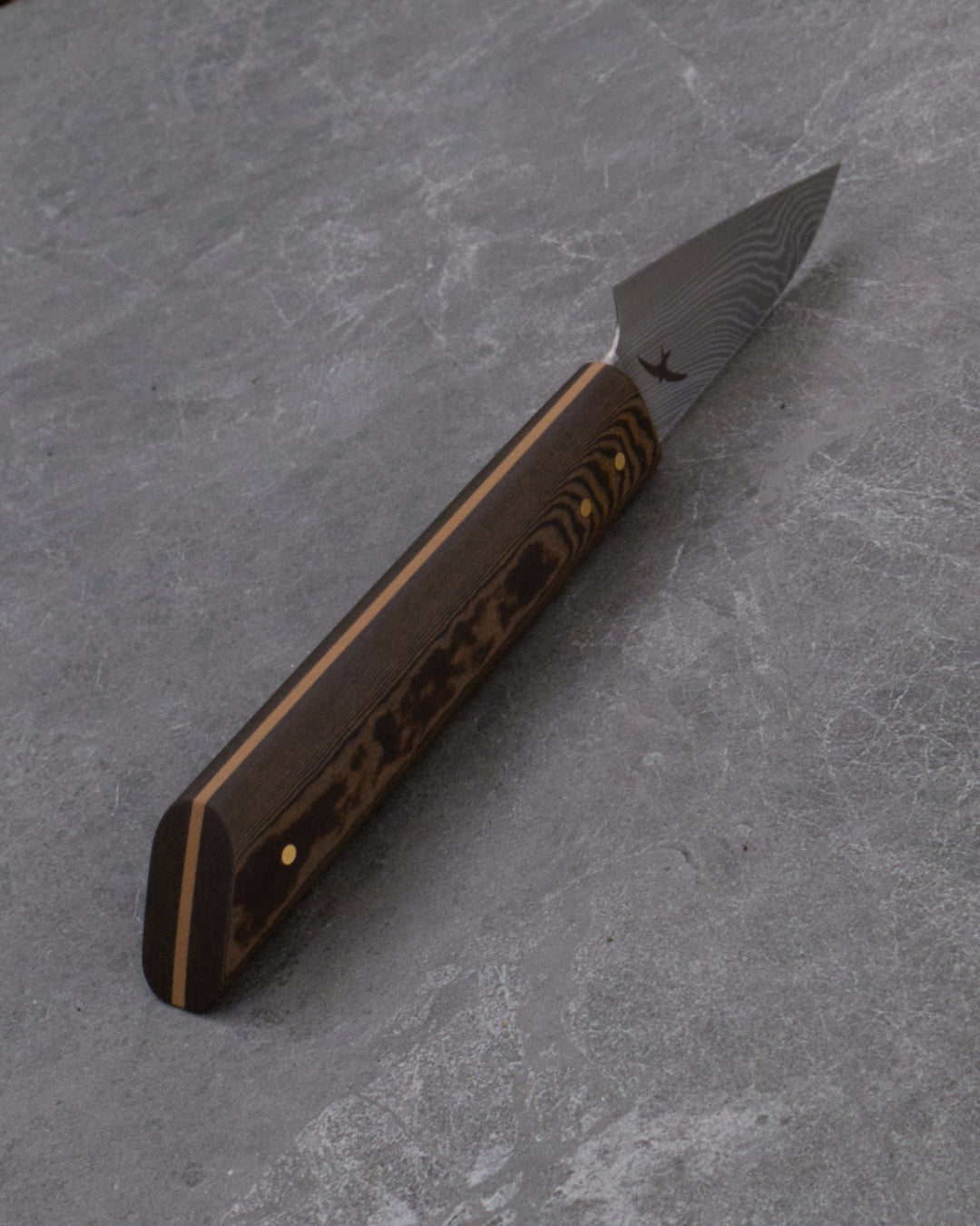73mm / 3" Paring Damasteel Richlite Tanglewood