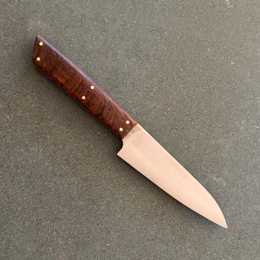 5" / 125mm Petty AEB-L 500yr old Oak & Yellow G10