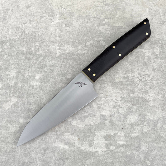 4.5" Petty AEB-L Crosscut Wenge & Yellow G10
